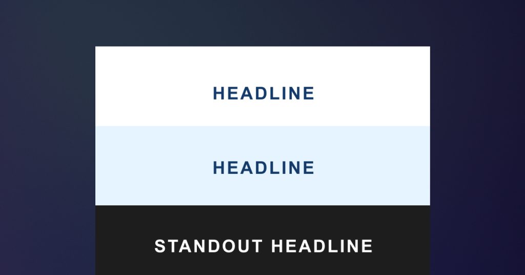 Web Design Section Backgrounds